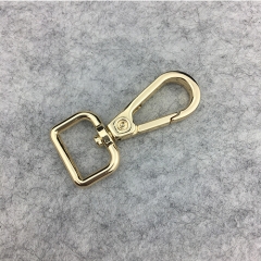 Bag Fitting Square Snap Hook for Leather Strap