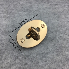 2 inch Oval Twist Lock For Handbags