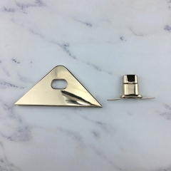 Triangle Twist Locks For Envelope Clutch