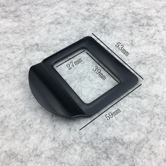 Black Color Metal Bag Square Ring Buckles