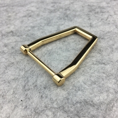 Zinc Trapezoid Shape Rings D ring Buckle