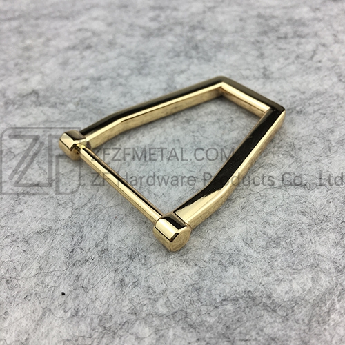 Zinc Trapezoid Shape Rings D ring Buckle