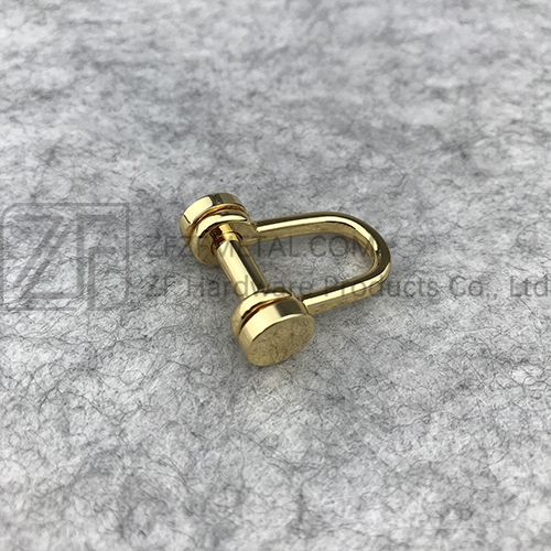 Movable Screw Bag D Rings Metal Clasp for Handbag