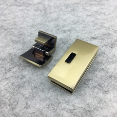 Metal Rectangle Clip Locks for Women Bags Men Bags