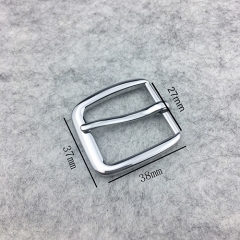 Nickel Plated Metal Belt Buckles For Bags Straps