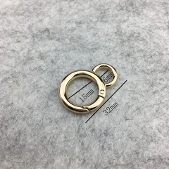 Small Metal Clasp Snap O Ring