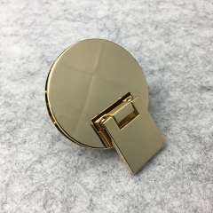 Custom Metal Round Flip Locks For Handbag