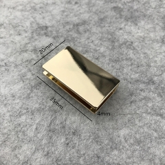 Plain Edge Clip Magnetic Closure Locks with Magnet Button