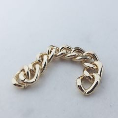 19*15mm Fashion Hardware Bag Accessories Aluminum Chain