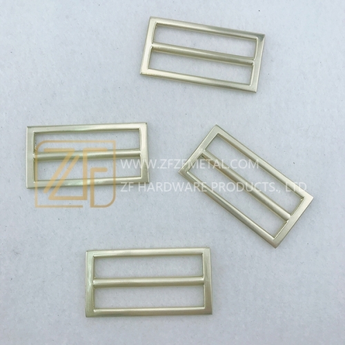 30*49mm Burshed Light Gold Handbag Fitting Buckle