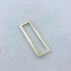 20*49mm Brushed Light Gold Metal Bag Buckle