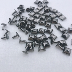 Gun Metal Iron Rivet Button For Bag/Apparel