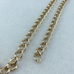 10*14mm High Quatity Light Gold Button chain For Bag Accessories