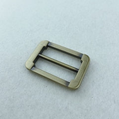 34mm Brushed Antique Brass Fashion Adjuster Buckle