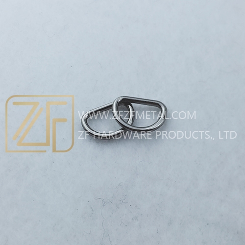 11mm Fashion Mini Nickel D Ring For Bag Accessories