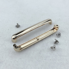 70mm Light Gold Long Bag Bridge For Bag Fitting