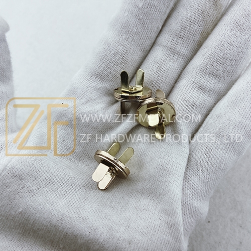 14*2mm Fashion Light Gold Magnet for Bag Fitting/Handbag Accessories