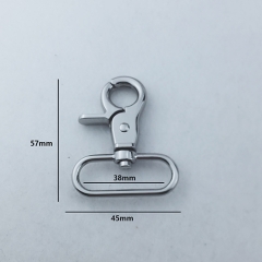 38mm Nickel Swivel Snap Hook/Dog Hook For Bag Fitting