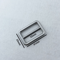 32mm Brushed Nickel Adjuster Buckle For Accessories