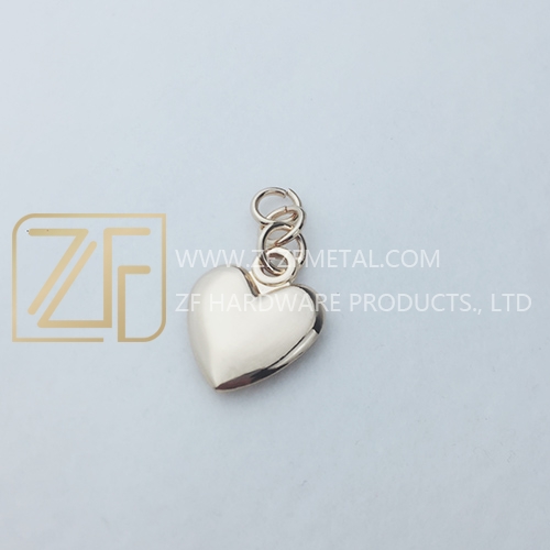 Custom Heart-shaped Decorative Zipper Puller