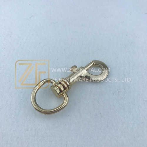 25*78mm Light Gold Snap Hook For Bag Handbag Pet