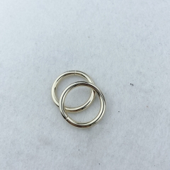 20mm Light Gold Iron Bag Ring