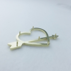Fashion Cupid's Arrow Decorative Hardware For Accessories