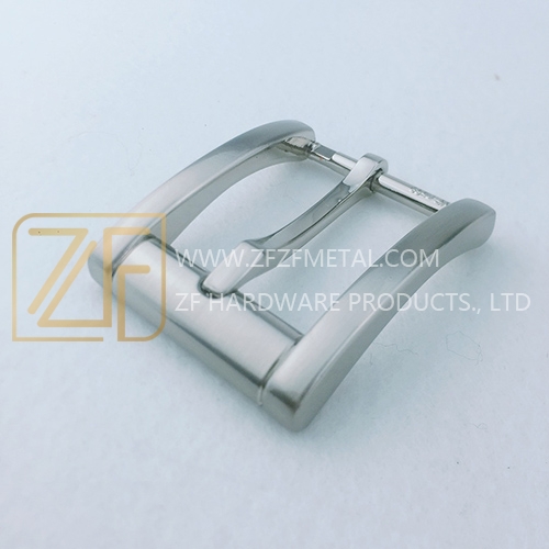 Zinc Alloy Big Nickel Pin Buckle For Leather Belt