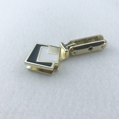 Polygonal-Shape Two Color Decorative Edge Clip