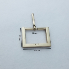32mm Pearl Gold High Quality Square Pin Buckle