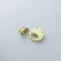 25mm Light Gold Circular Twist Lock Combination Lock