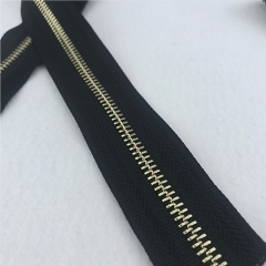 No.5 High-End Hardware Metal Two Way Zipper