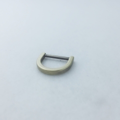 17mm Brushed Antique Brass D Ring For Handbag Accessories