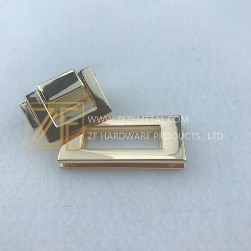 20*45mm Light Gold Lock For Handbag