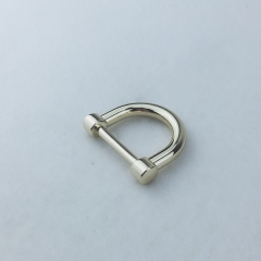 20mm Ear Type Metal D ring For Handbag Accessories