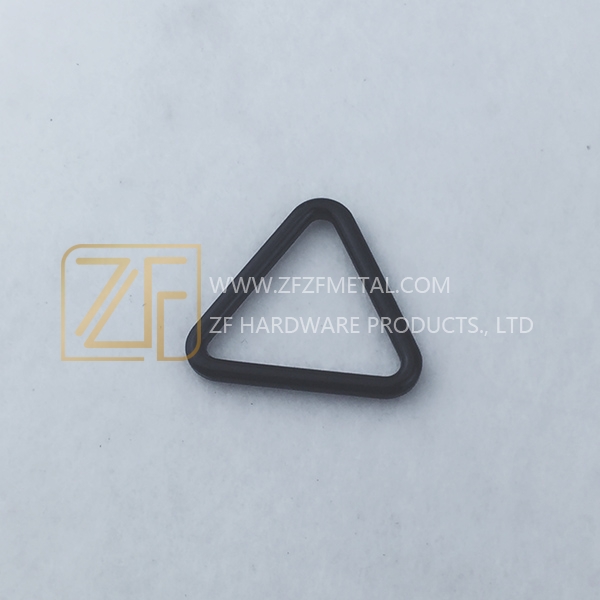 26mm Black Triangle Ring Buckle for Bag Accessories