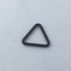 26mm Black Triangle Ring Buckle for Bag Accessories