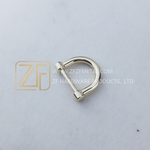 20mm Ear Type Metal D ring For Handbag Accessories