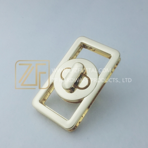 64*37mm Big Size Light Gold Turn Lock