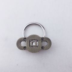 Metal Decorative with Eyelet Buckle for Handbag