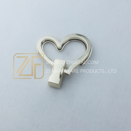 Decorative Heart-Shaped Combination Lock Turn Lock for Handbag