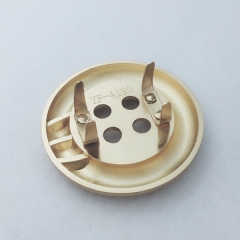53mm Big Size Round Button Decoration Metal Fitting