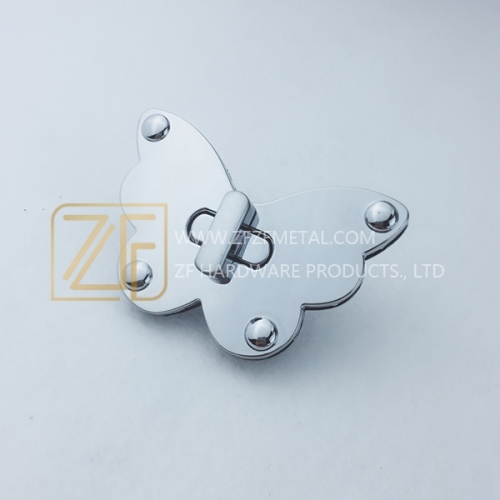 The Butterfly Shape Metal Turn/Safe/Button Lock