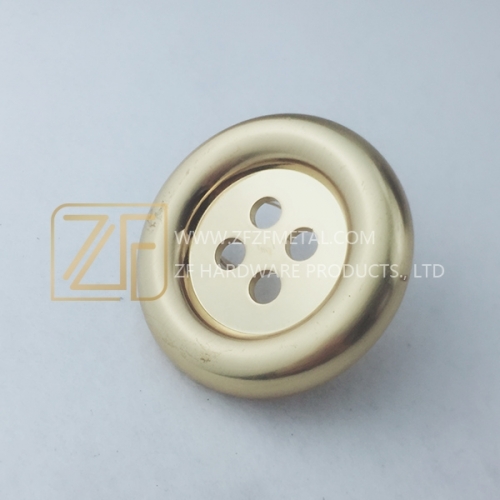 53mm Big Size Round Button Decoration Metal Fitting