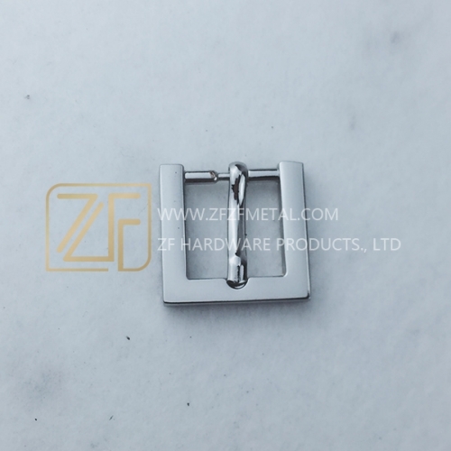 15mm Square Metal Mini Pin Buckle for Handbag/Garment/Shoe