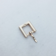 11mm Small Light Gold Metal Pin Buckle for Handbag/Belt/Shoe