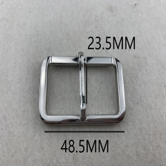 23mm Fashion Nickle Square Bag Accessories Roller Pin Buckle for Handbag/Belt