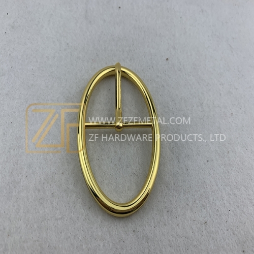 40mm Fresh Design Light Gold Metal Buckle/Round Belt Buckle/Pin Buckle for Handbag