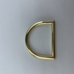 38mm Light Gold Metal D Ring Bag Ring for Handbag