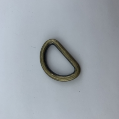 21mm Hot Sale Antique Brass D Ring For Handbag Accessories